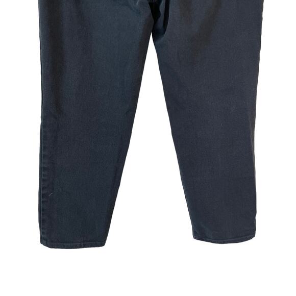 VTG RALPH LAUREN Lauren Jeans Co Womens Straight Jeans High Rise Black 6 Y2K - Picture 6 of 10